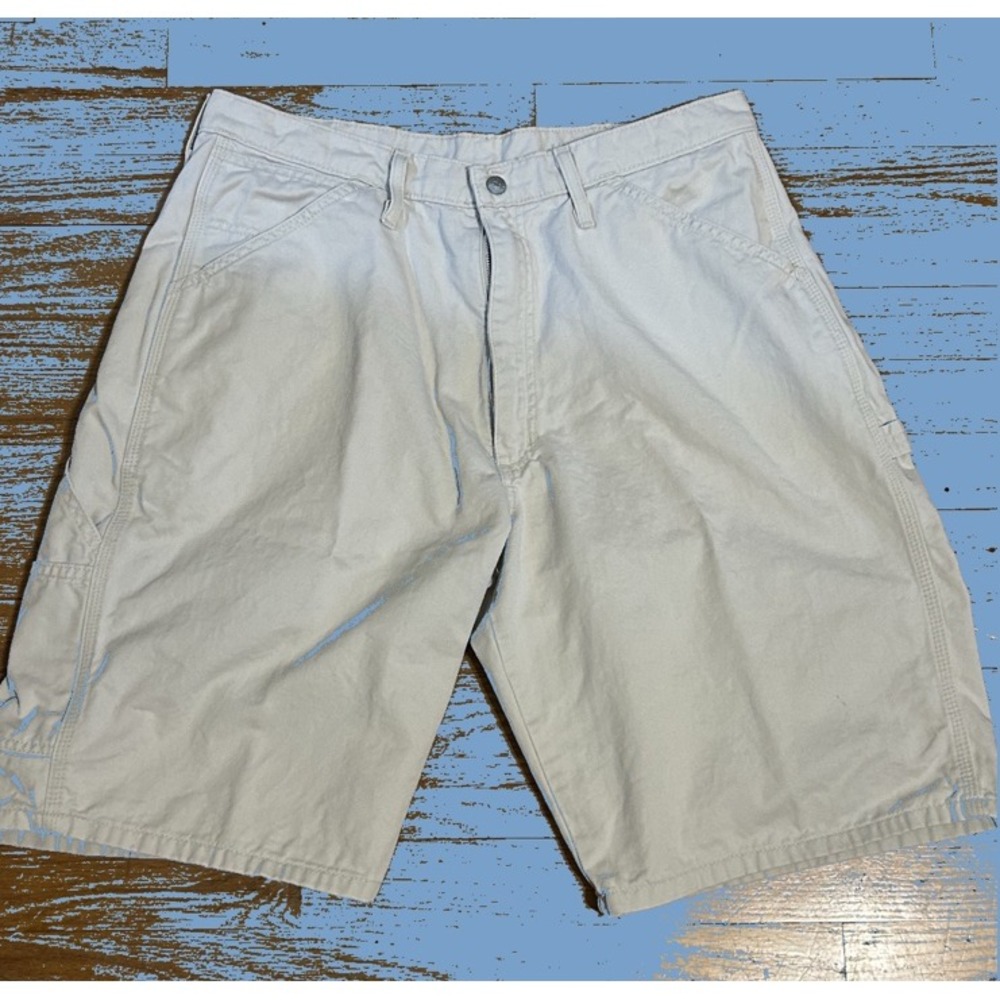 Polo‎ Jeans Co Ralph Lauren Carpenter Shorts 34 Beige Utility Y2K